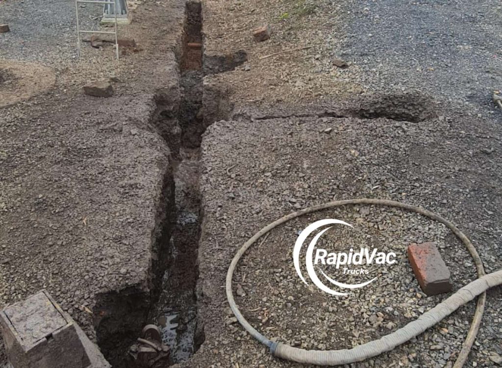 Clearing underground obstructions with non-destructive digging in Melbourne.